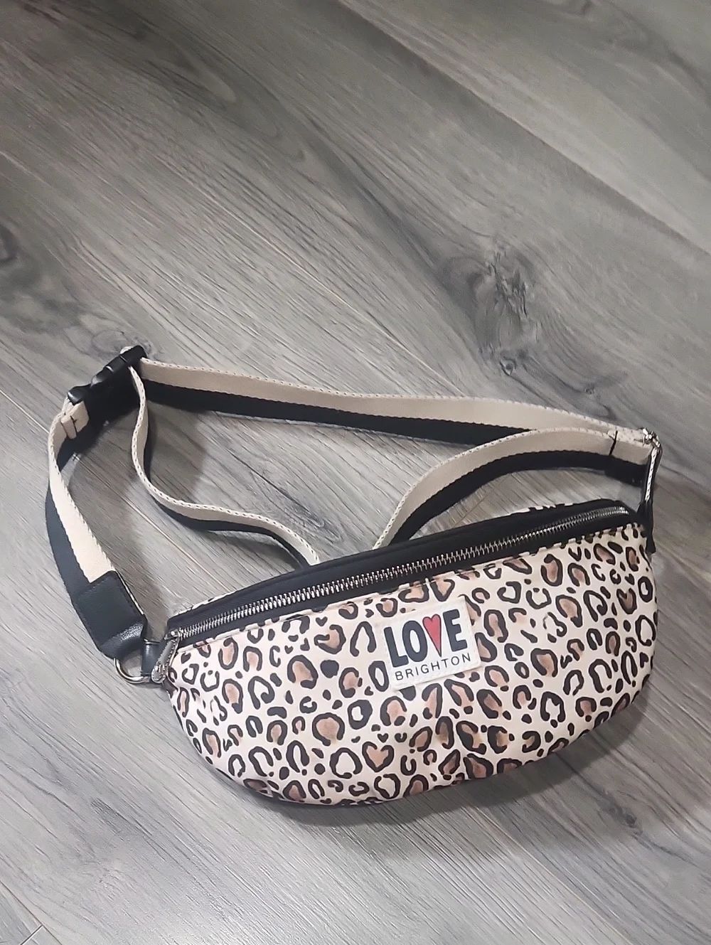 Brighton Leopard Print "Wild Cat" Belt Bag